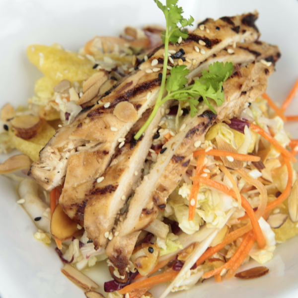 Grilled Asian Chicken Salad Crema Pasteleria